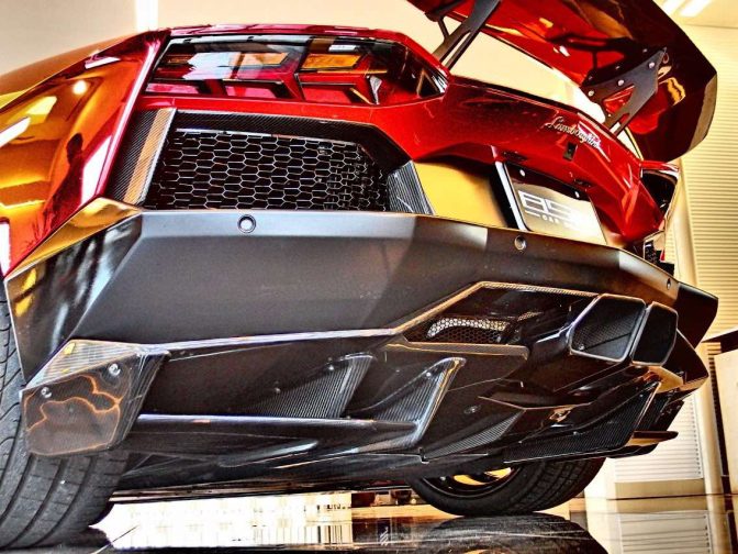 LB★performance Lamborghini Aventador Rear Diffuser Ver. 1 (LP 700-4)