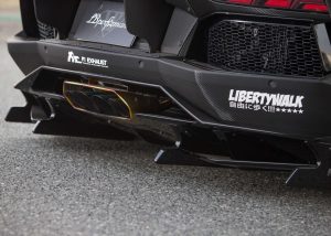 LB★performance Lamborghini Aventador Rear Diffuser Ver. 2 (LP 700-4)