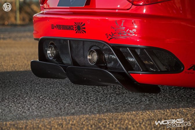 LB★Works Maserati GranTurismo MC Stradale Rear Diffuser