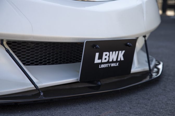 LB★Nation Works Infiniti G37 Front Diffuser & Rods / Stays