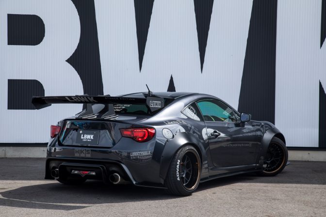 Liberty Walk Scion FR-S Body Kit Ver. 1 with the GT Wing from LibertyWalk.shop