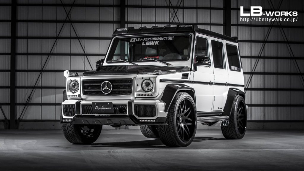 Liberty Walk Mercedes G63 G-Wagon w463 Body Kit