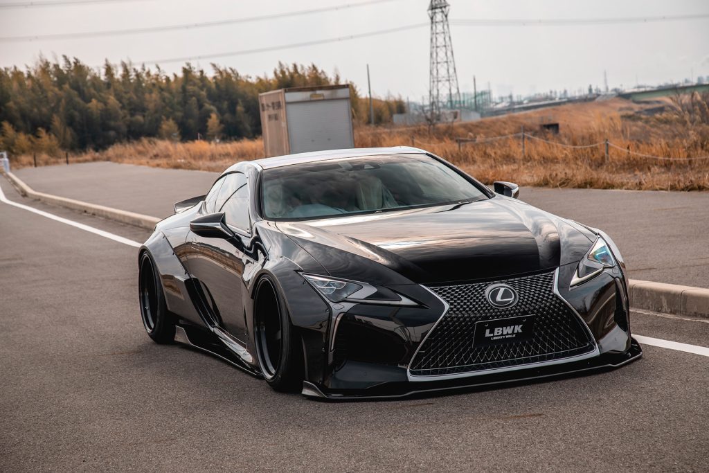 LB★WORKS Lexus LC 500 Side Diffusers with Wide Body LBWK Fenders ...