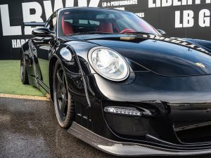 Liberty Walk Porsche Front Bumper Carbon Lip