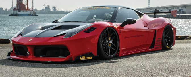 Shop LB★Silhouette Works Ferrari 458 GT Full Body Kit (2010-2015)