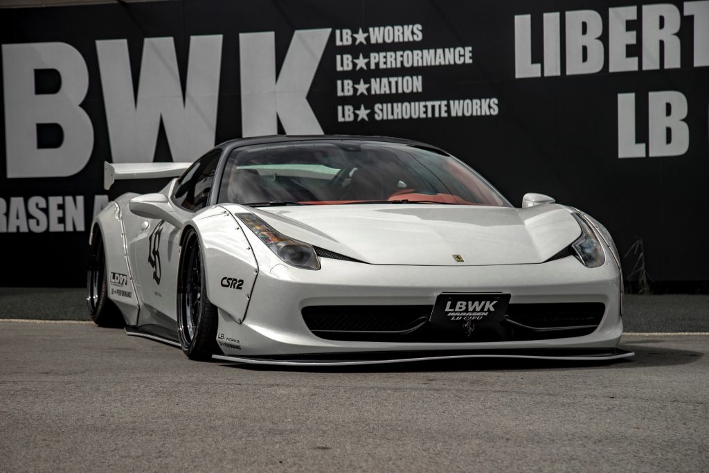 LB-WORKS Ferrari 458 Lip Spoiler Body Kit by Liberty Walk