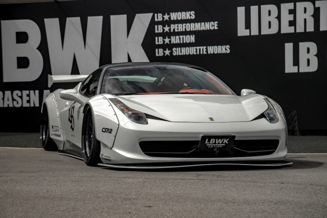 LB-WORKS Ferrari 458 Lip Spoiler Body Kit by Liberty Walk