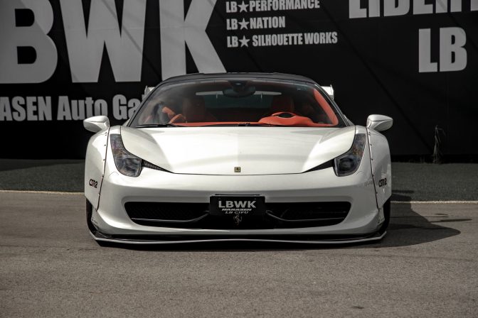 LB-WORKS Ferrari 458 Lip Spoiler Body Kit by Liberty Walk