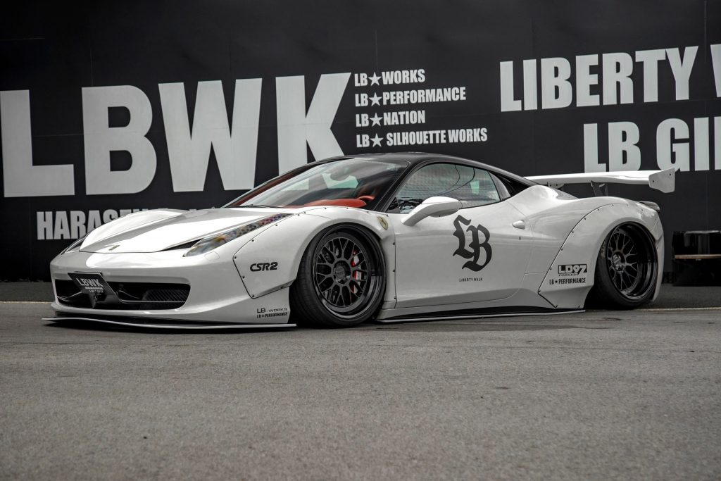 LB-WORKS Ferrari 458 Lip Spoiler Body Kit by Liberty Walk