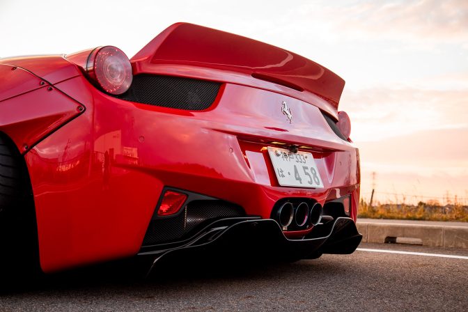 Liberty Walk Ferrari 458 wide body kit