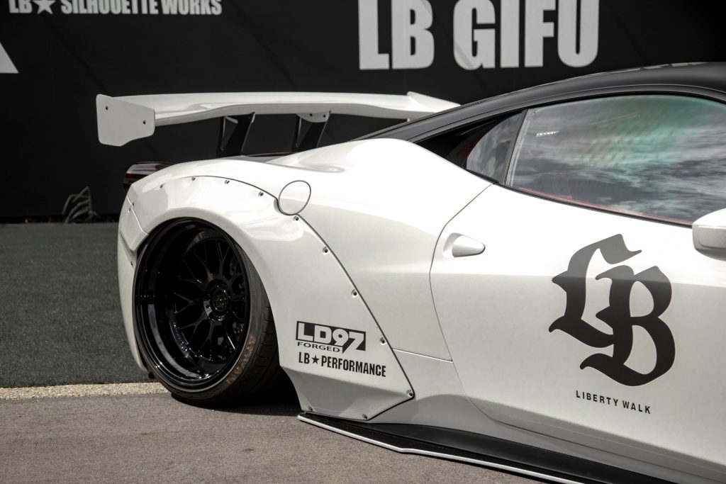 LB-WORKS Ferrari 458 Lip Spoiler Body Kit by Liberty Walk