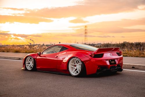 Liberty Walk Ferrari 458 wide body kit
