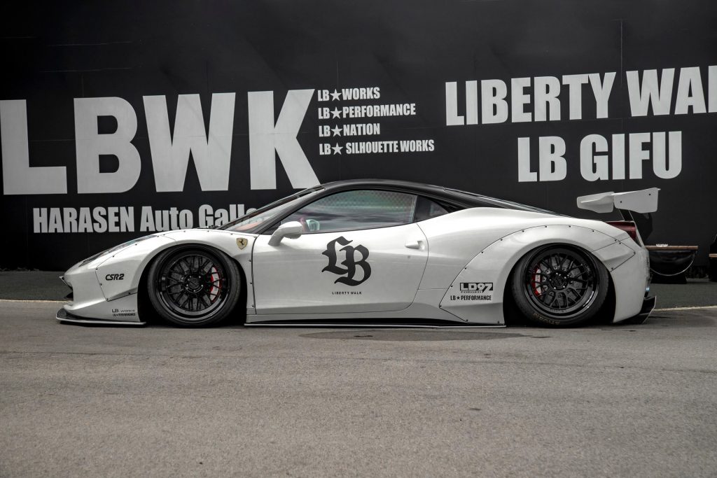 LB-WORKS Ferrari 458 Lip Spoiler Body Kit by Liberty Walk
