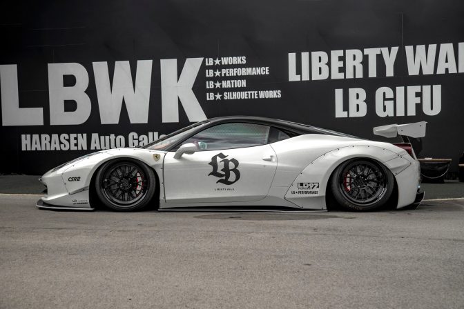 LB-WORKS Ferrari 458 Lip Spoiler Body Kit by Liberty Walk