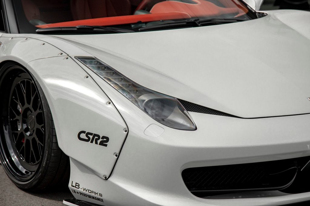 LB-WORKS Ferrari 458 Lip Spoiler Body Kit by Liberty Walk