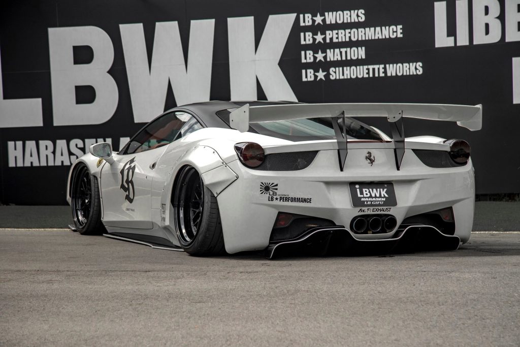 LB-WORKS Ferrari 458 Lip Spoiler Body Kit by Liberty Walk