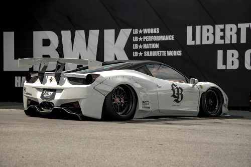 LB-WORKS Ferrari 458 Lip Spoiler Body Kit by Liberty Walk