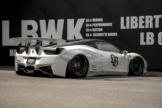 LB-WORKS Ferrari 458 Lip Spoiler Body Kit by Liberty Walk