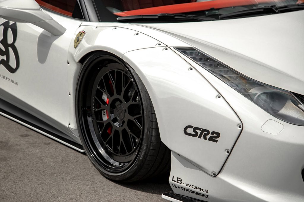 LB-WORKS Ferrari 458 Lip Spoiler Body Kit by Liberty Walk