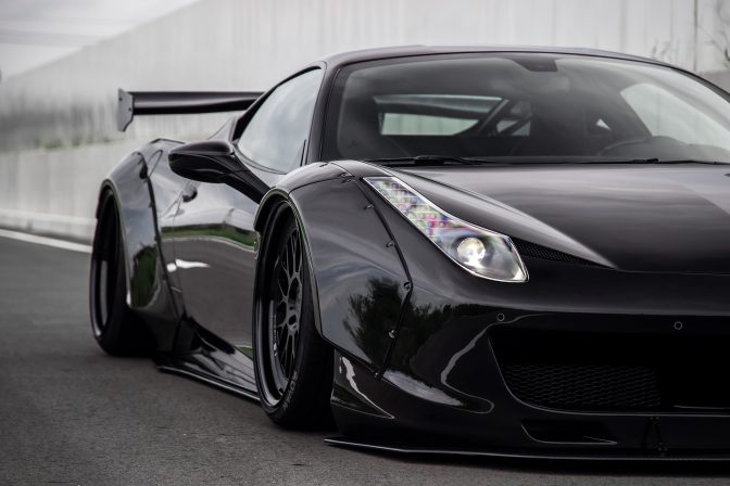 Liberty Walk Ferrari 458 wide body kit