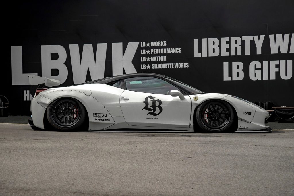 LB-WORKS Ferrari 458 Lip Spoiler Body Kit by Liberty Walk