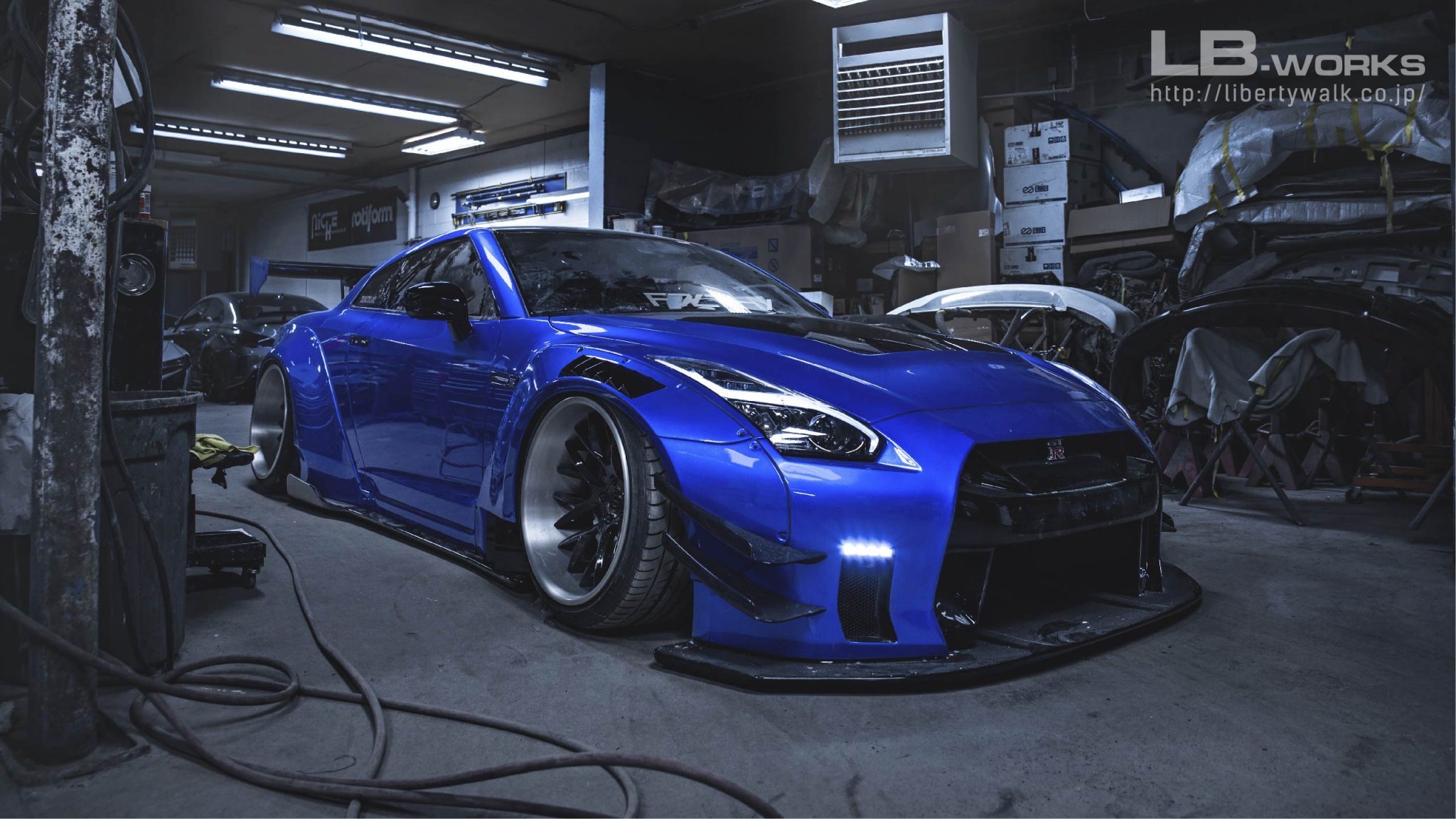 Liberty Walk | LB★WORKS Nissan GT-R R35 Type 2 Front Bumper & Diffuser ...