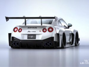 LB★Silhouette Works GT 35GT-RR Rear Wing Ver. 1