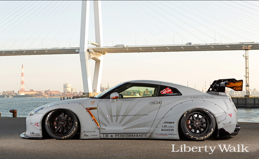 LB☆Works Nissan GT-R R35 Ver 1 Wing | Liberty Walk