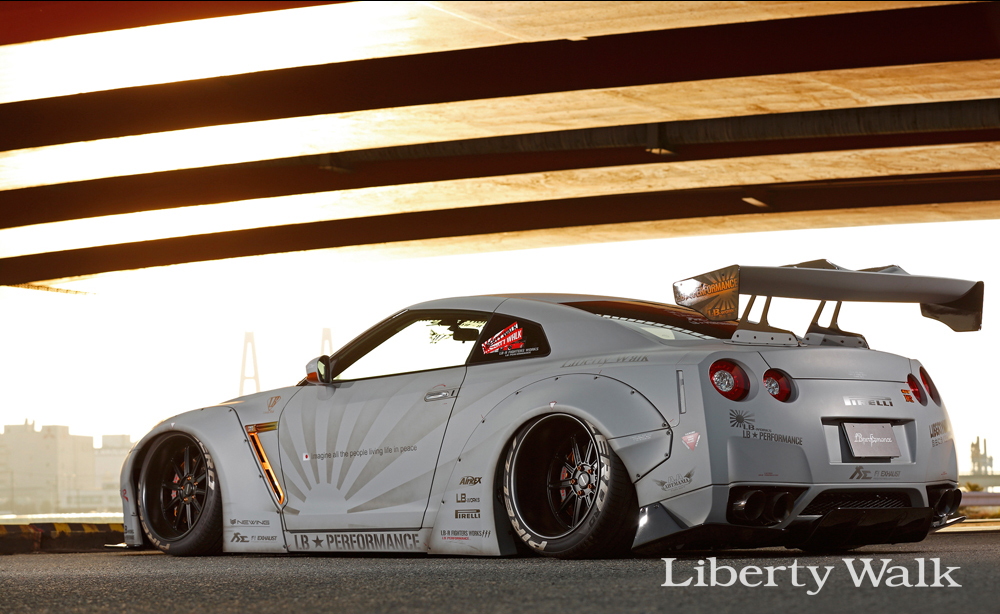 LB☆Works Nissan GT-R R35 Ver 1 Wing | Liberty Walk