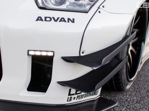 LB★Works Nissan GT-R R35 Type 2 Front Canards