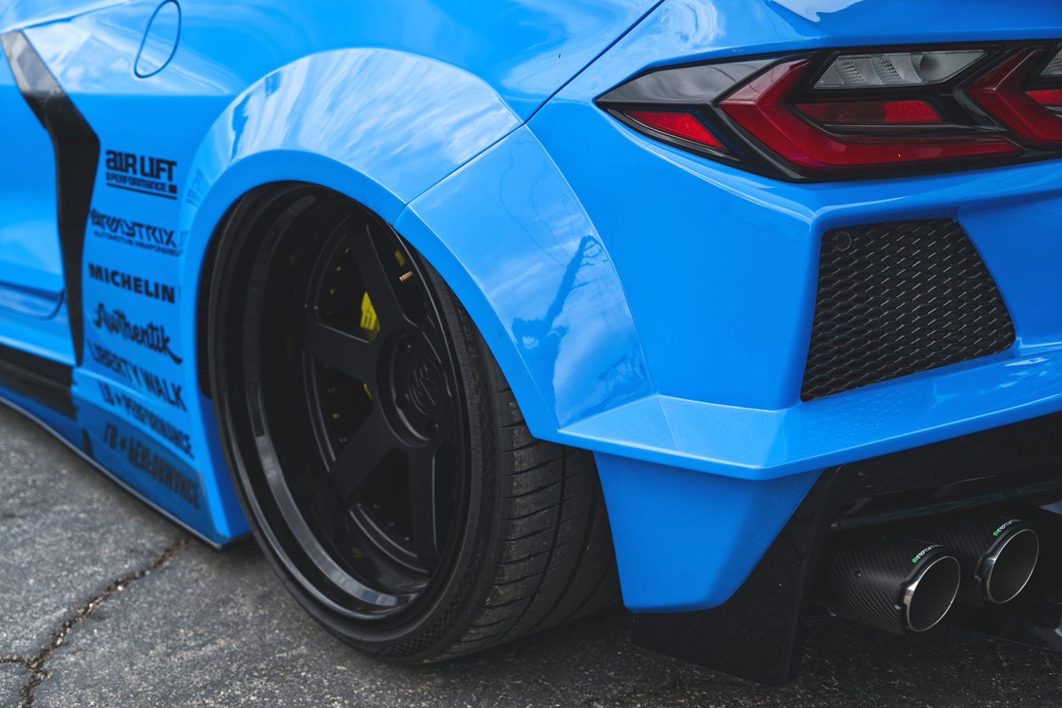 LB★SILHOUETTE WORKS CHEVROLET CORVETTE C8 BODY KIT Liberty Walk Shop