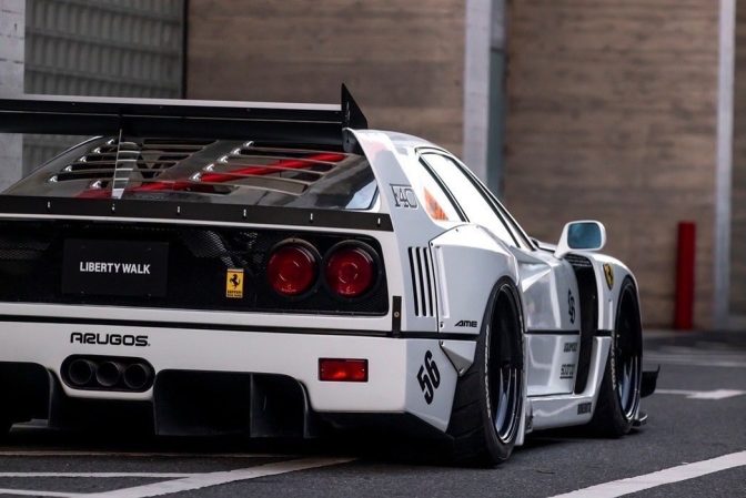 Liberty Walk Ferrari F40 Customized Widebody Kit from LB Works Master Kato