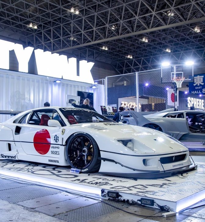 Liberty Walk Ferrari F40 Revealed January 2023 Tokyo Auto Salon