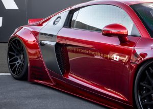Audi R8 Side Diffusers from Liberty Walk