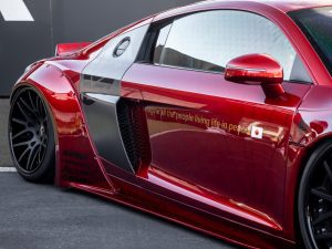 Audi R8 Side Diffusers from Liberty Walk