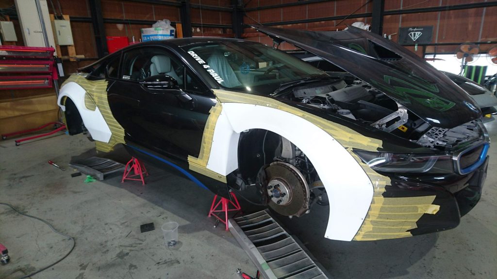 Liberty Walk BMW i8 Install Pics only from LibertyWalk.shop - #1 Official Liberty Walk Shop in USA/Canada