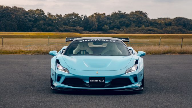 Liberty Walk Ferrari F8 Tributo Front Diffuser