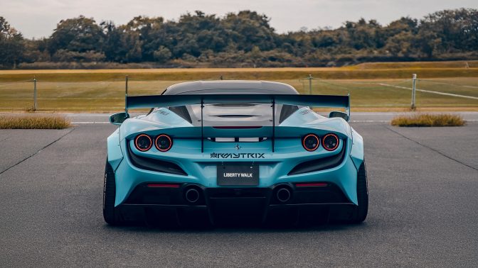 Liberty Walk Ferrari F8 Tributo Rear
