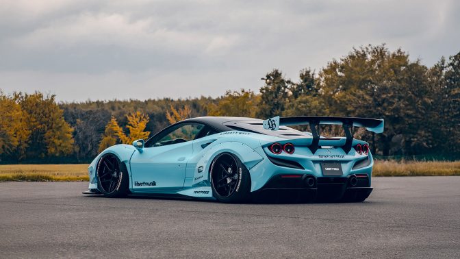 Liberty Walk Ferrari F8 Tributo Rear GT Style Wing