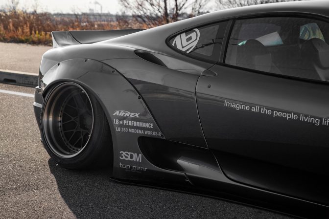 Liberty Walk Ferrari 360 wide body kit