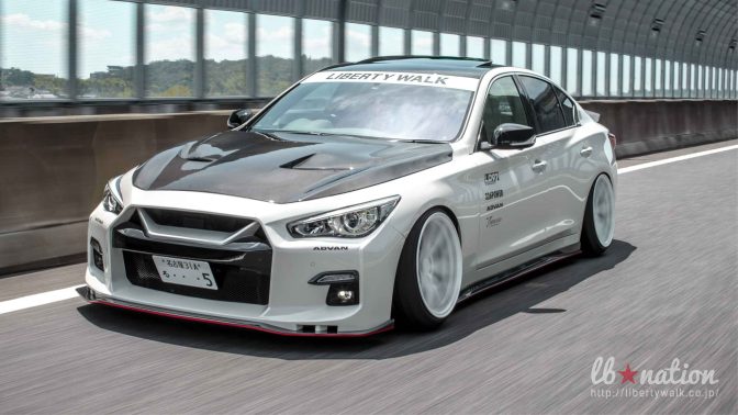 Liberty Walk Infiniti Q50 Complete Body Kit