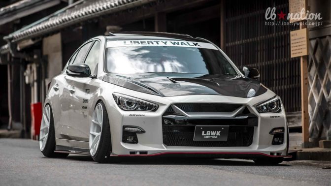 Liberty Walk Infiniti Q50 Complete Body Kit