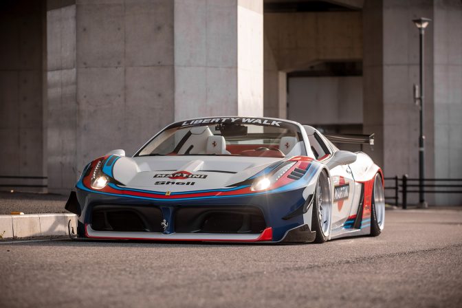 Liberty Walk LB-Silhouette WORKS Ferrari 458 GT Wide Body Kit