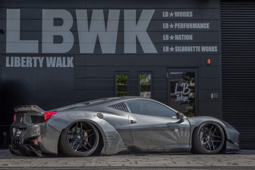 Liberty Walk Ferrari 458 wide body kit