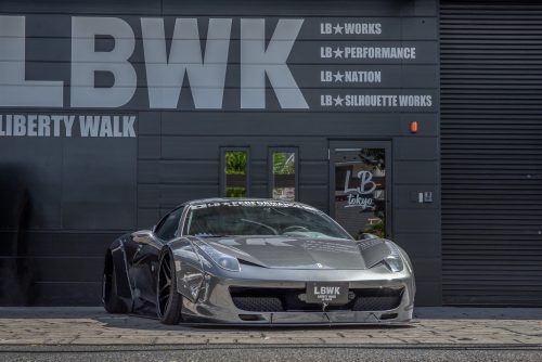 Liberty Walk Ferrari 458 wide body kit
