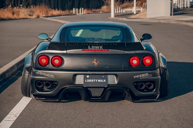 Liberty Walk Ferrari 360 wide body kit