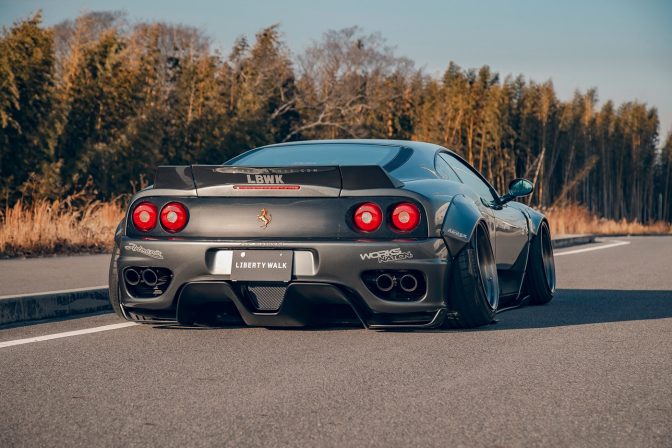 Liberty Walk Ferrari 360 wide body kit