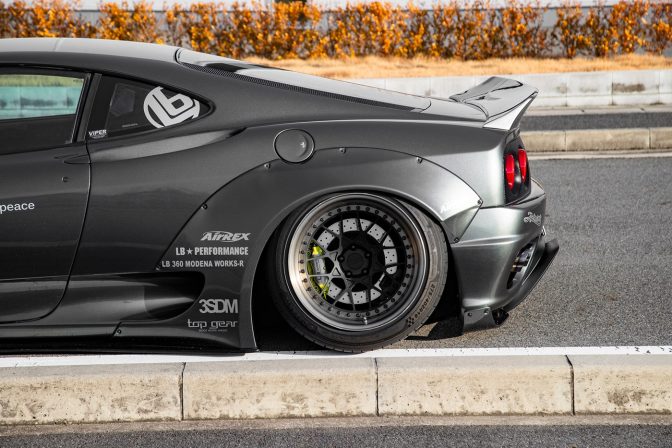 Liberty Walk Ferrari 360 wide body kit