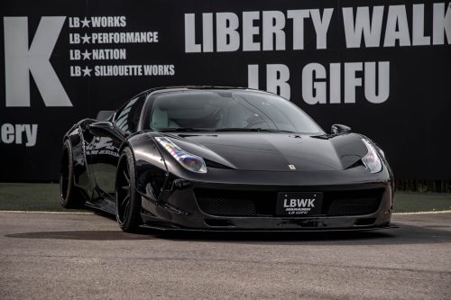 Liberty Walk Ferrari 458 wide body kit