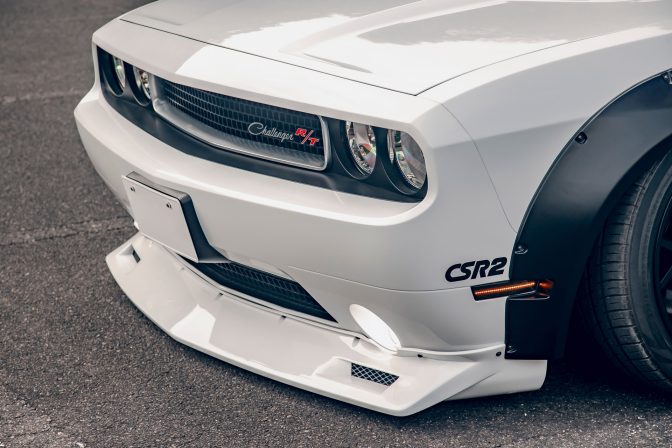 Liberty Walk Dodge Challenger Front Splitter